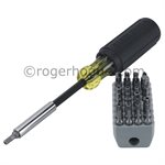 MAGNETIC SCREWDRIVER WITH 32 BITS